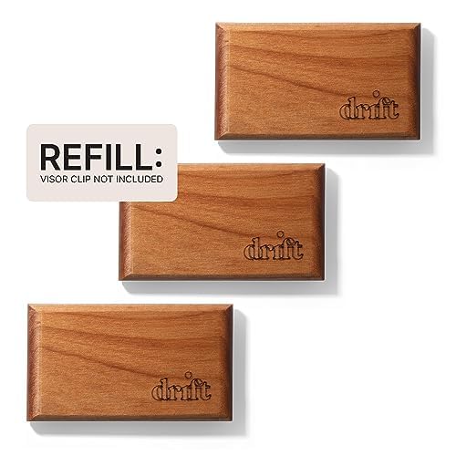 drift close-up of wooden scent block texture highlighting natural material and steady diffusion