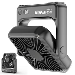 DRIFWIN vista frontal del ventilador compacto con empaque práctico