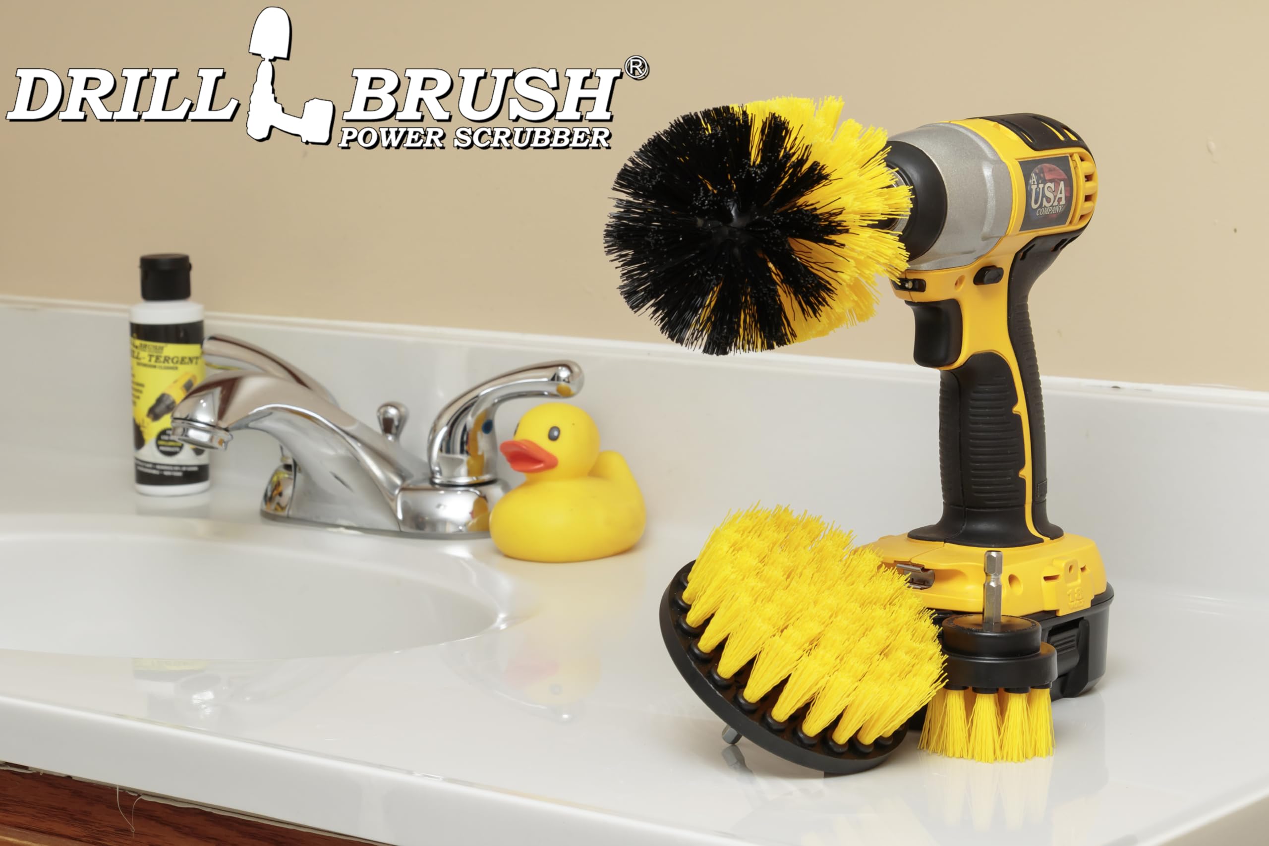 Drillbrush primer plano de cerdas de nylon eficientes y seguras