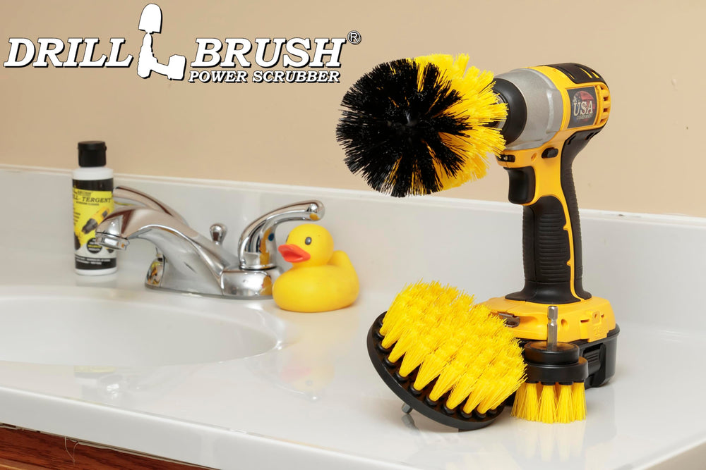 Drillbrush primer plano de cerdas de nylon eficientes y seguras