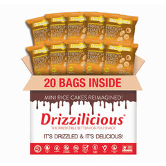 Drizzilicious empaque frontal French Toast mostrando diseño y porción para llevar