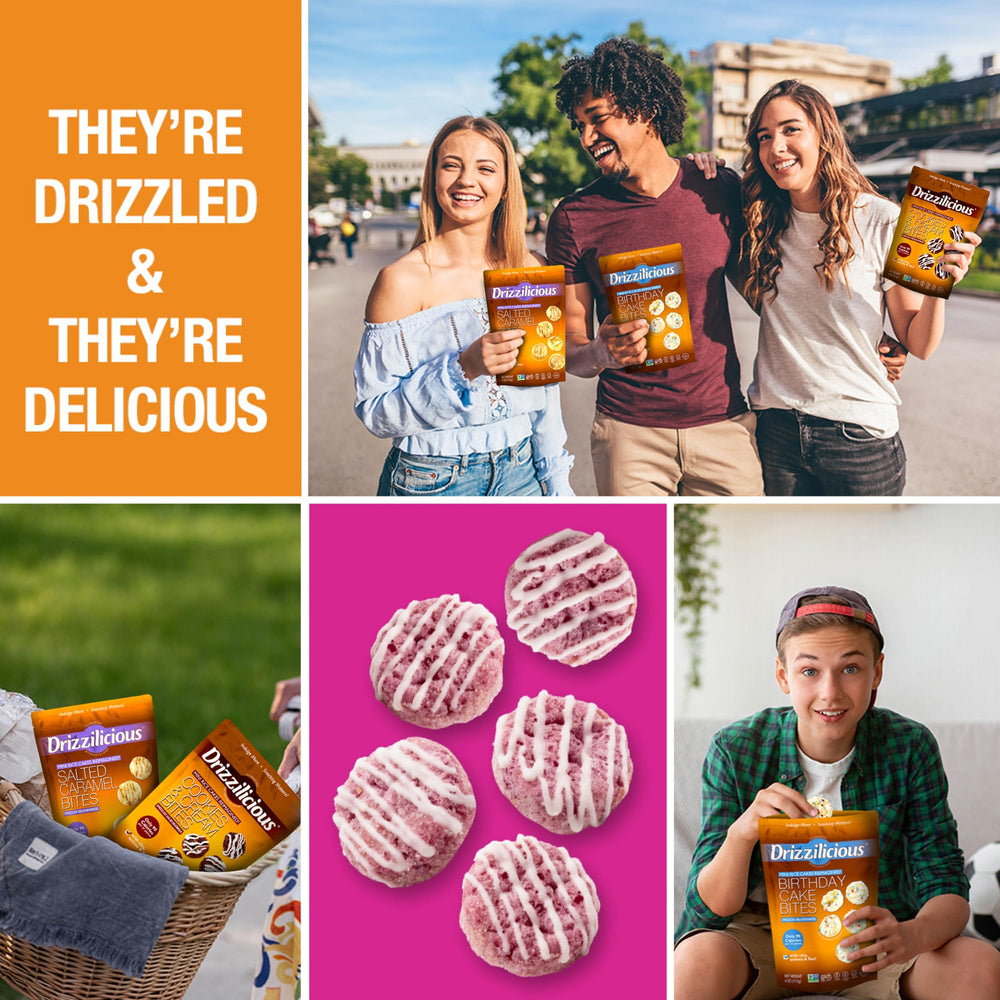 Drizzilicious mini rice cakes en lonchera ideales para meriendas saludables
