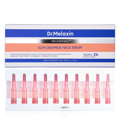 Dr.Melaxin front packaging showing box and ten ampoules for convenient treatment