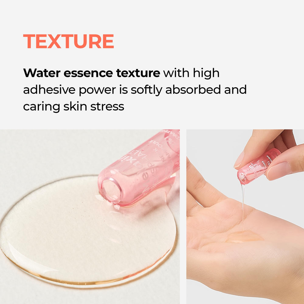 Dr.Melaxin ampoule beside ruler indicating compact travel-friendly size