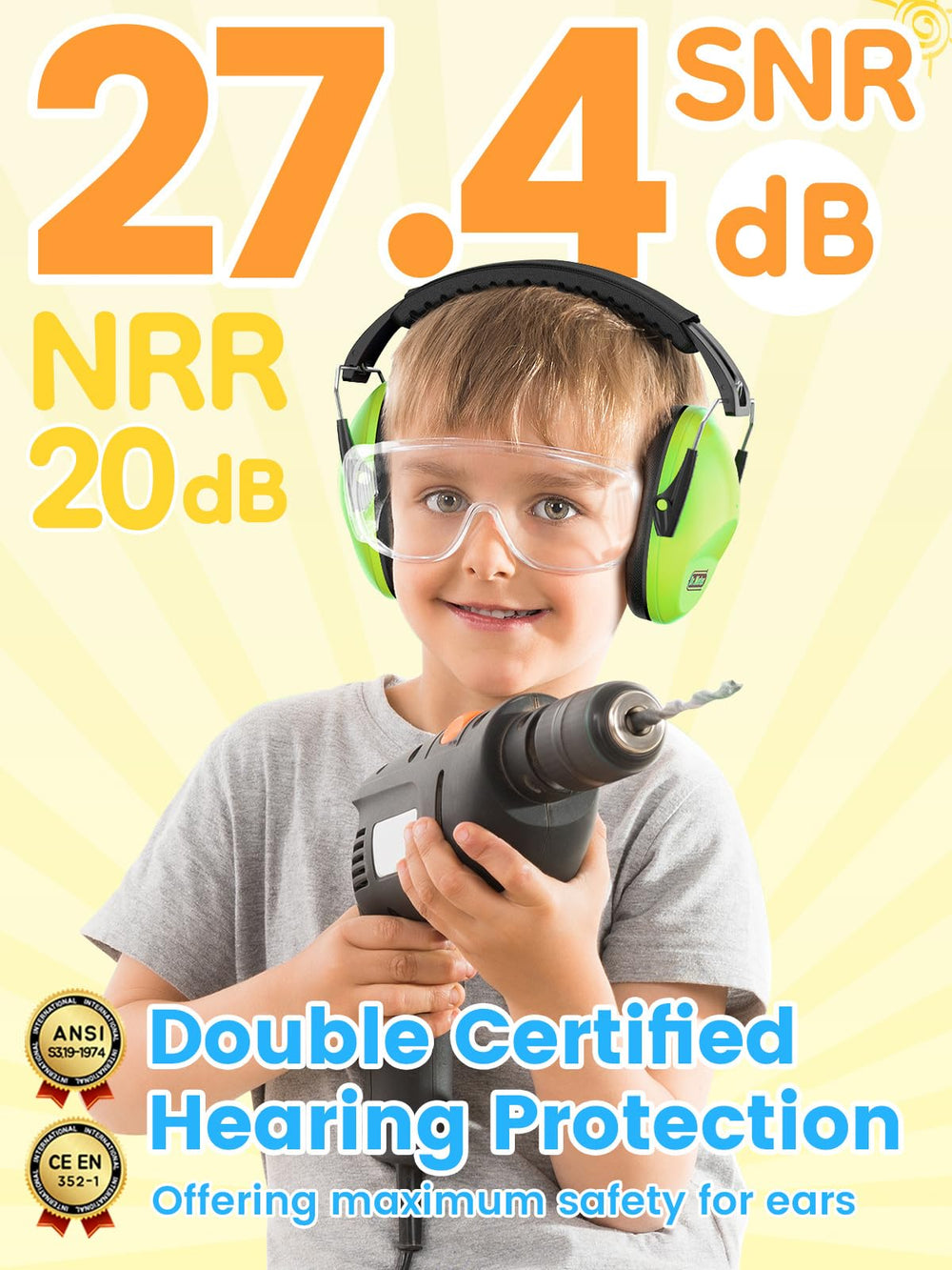 Dr.meter diadema ajustable que garantiza ajuste seguro y crecimiento