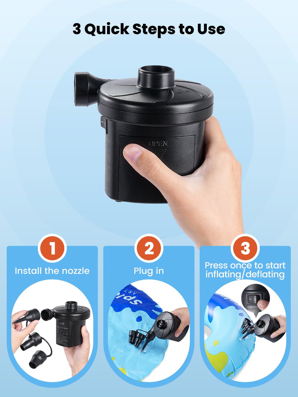 Dr.meter guardada dentro de una mochila lista para viajar y acampar