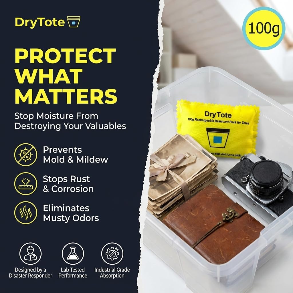 DryTote en uso junto a filamento 3D para proteger humedad y calidad