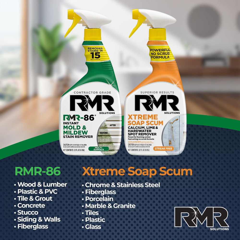 RMR Brands ducha impecable tras aplicar xtreme eliminador de sarro