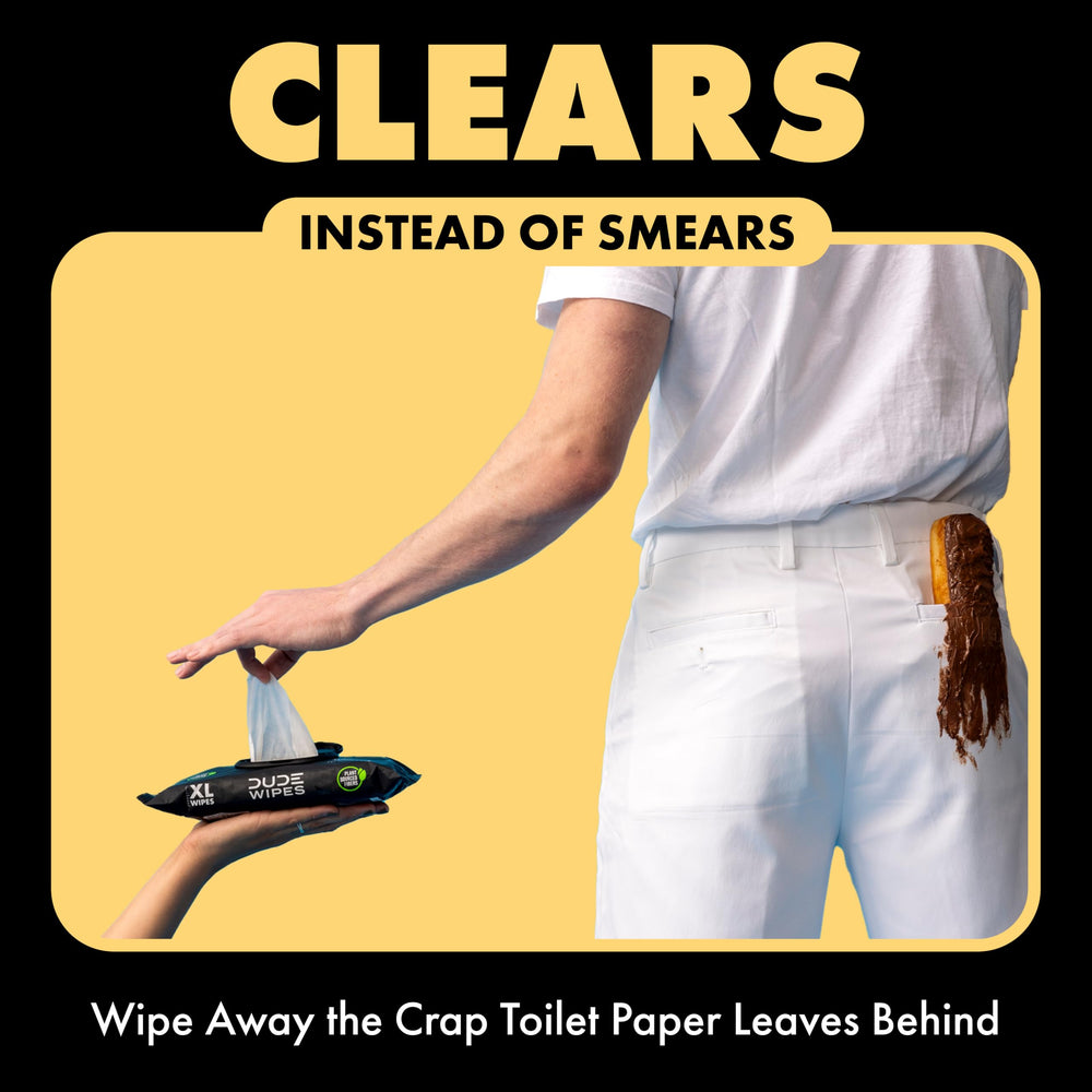 DUDE Wipes toallitas en dispensador para acceso rápido y conveniencia