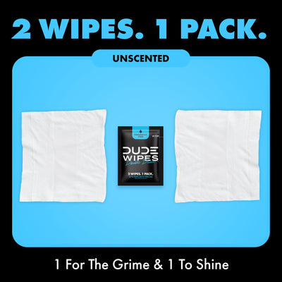 DUDE Wipes textura de toallita cercana que resalta suavidad y absorción