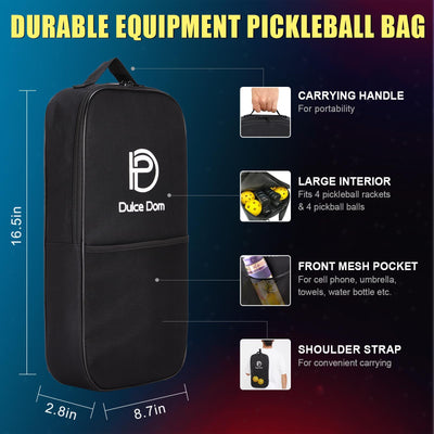 DULCE DOM open sling bag with paddles and accessories for organized transport benefit
