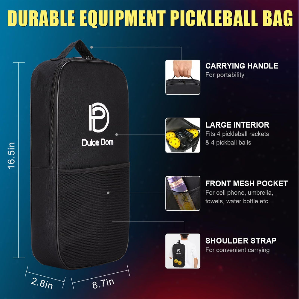 DULCE DOM open sling bag with paddles and accessories for organized transport benefit