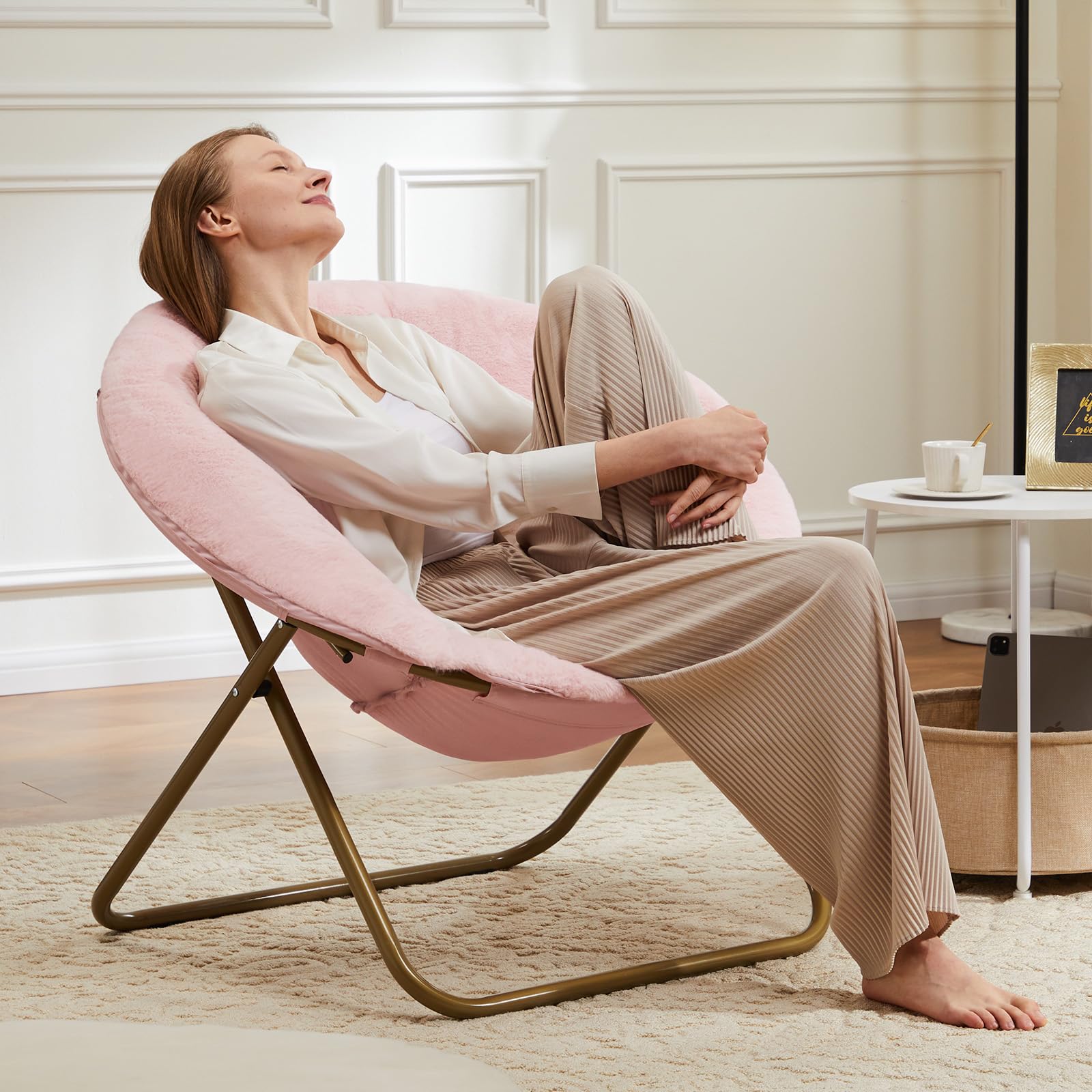 DUMOS in bedroom and dorm scene showing versatile, comfy seating