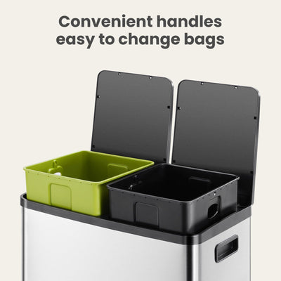 DUMOS stainless surface detail highlighting fingerprint-resistant finish for low-maintenance care