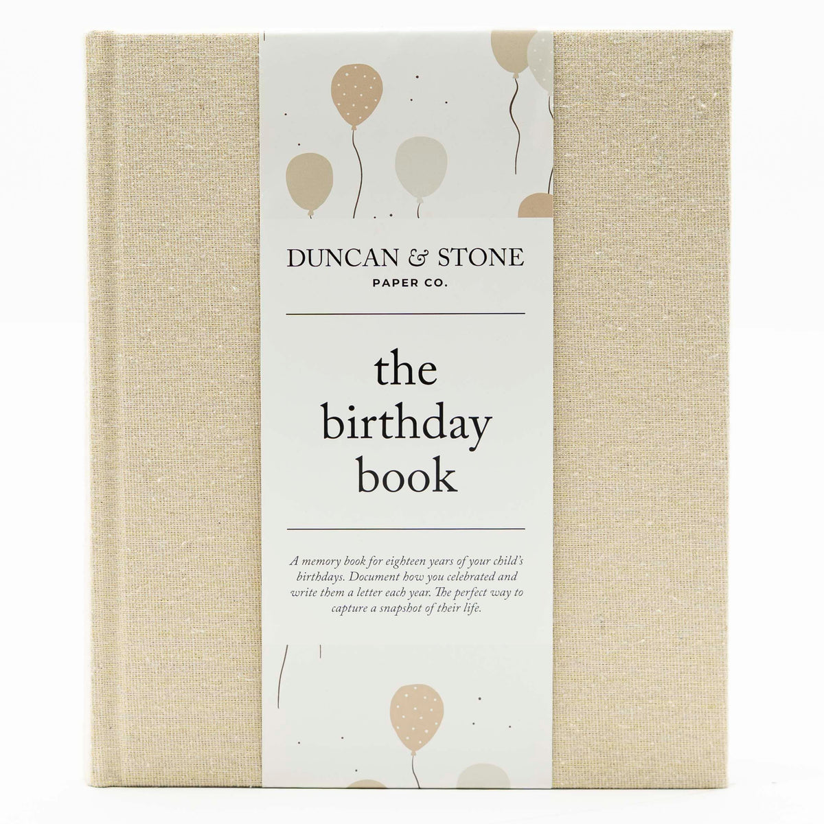 DUNCAN & STONE PAPER CO. portada en tapa dura que protege recuerdos