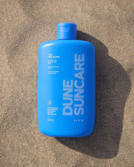 DUNE SUNCARE textura en gel del Bod Guard, absorción rápida y ligera