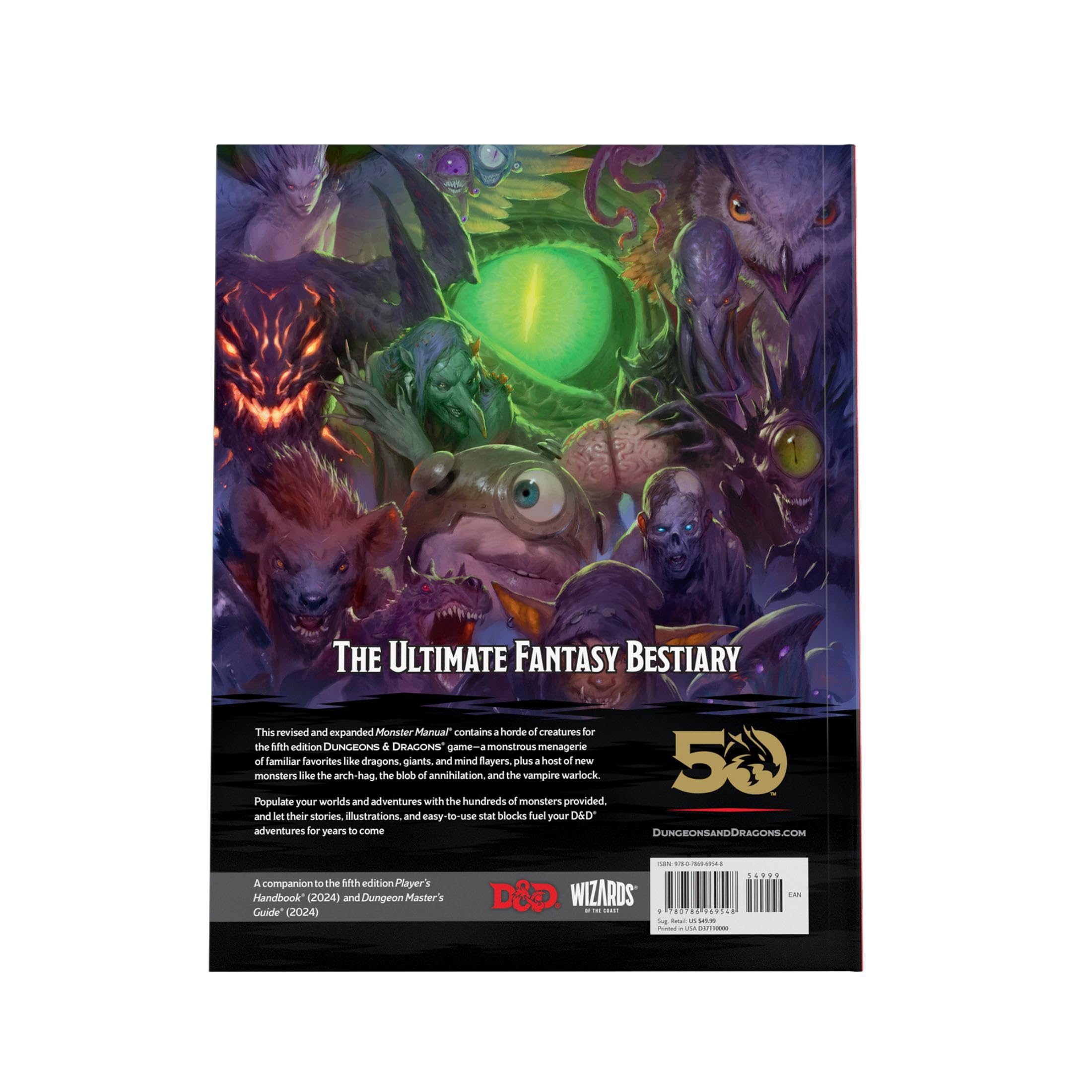Dungeons & Dragons página con ejemplo de humanoides útil para crear PNJ rápidos