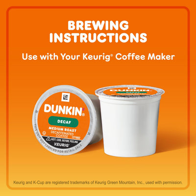 Dunkin' open box with pods visible showing convenient bulk supply