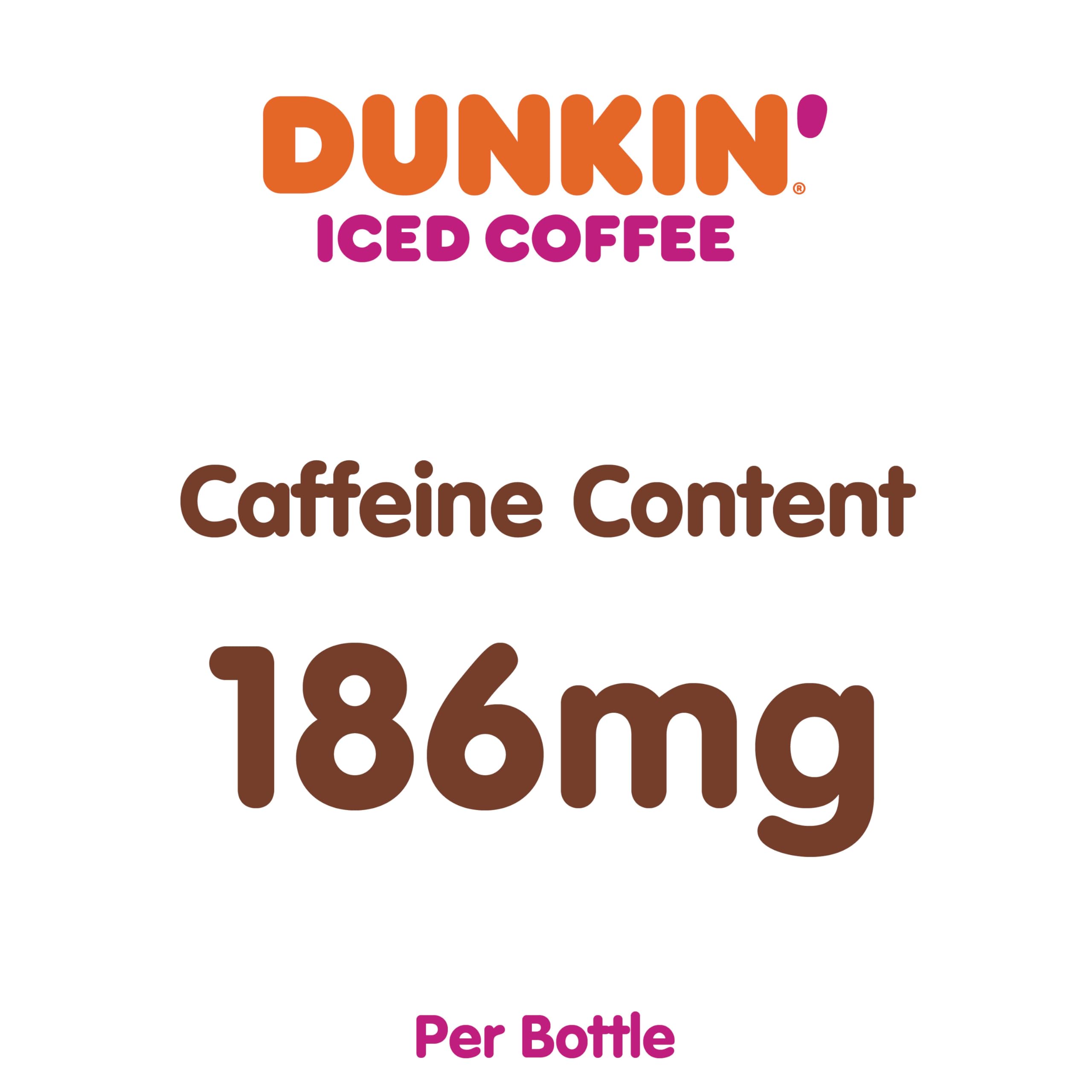 Dunkin' detalle de etiqueta con información nutricional visible y confianza en la marca