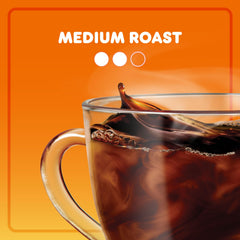 Dunkin' K-Cup pod top view showing pod design and easy brewing