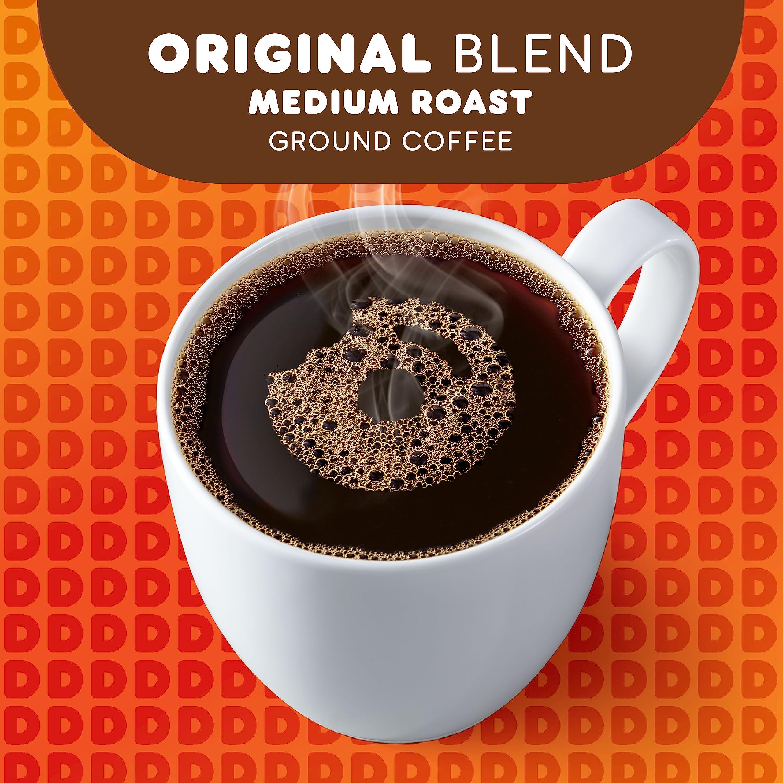 Dunkin' pack label and nutrition panel for clear ingredient information