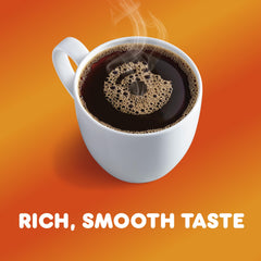 Dunkin' K-Cup pod inside a Keurig brewer demonstrating simple single-cup brewing convenience