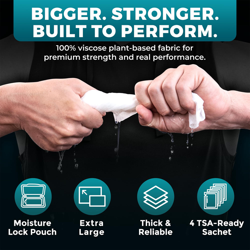 Dura Cleanse sachet de viaje abierto listo para llevar en bolsa o bolsillo