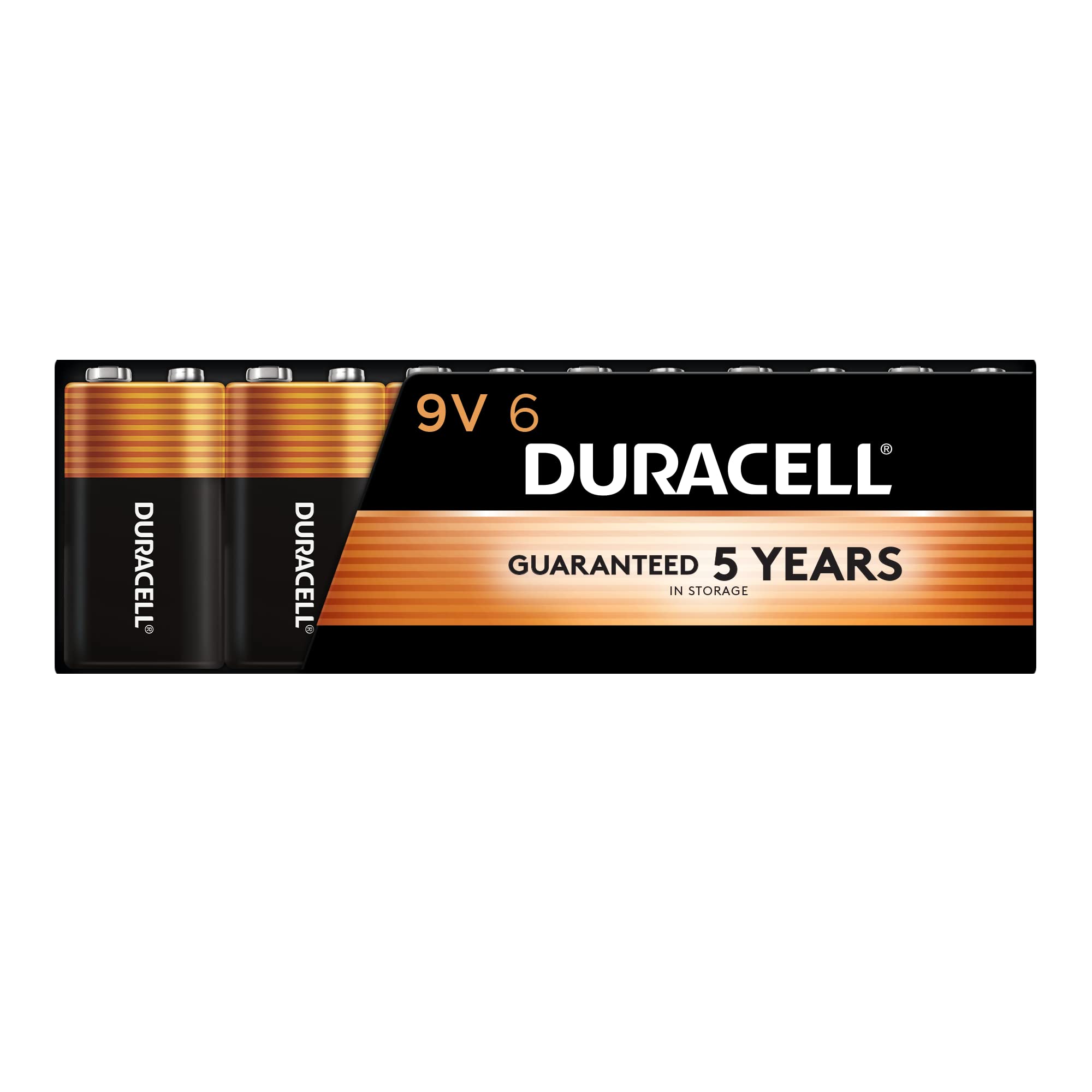 Duracell pack de 6 frontal mostrando embalaje y marca para seguridad doméstica