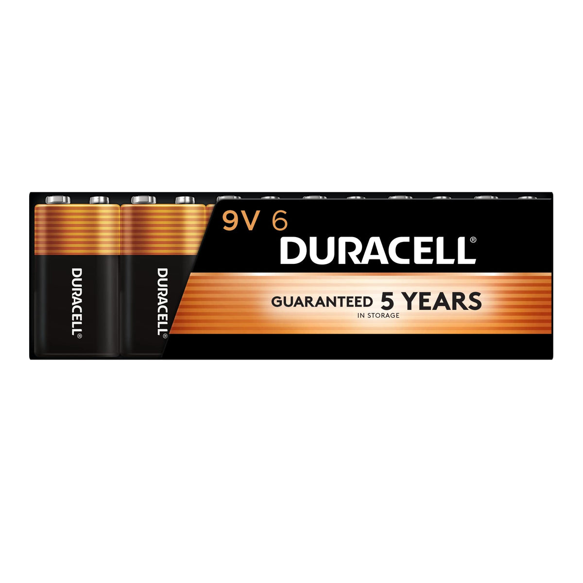 Duracell pack de 6 frontal mostrando embalaje y marca para seguridad doméstica