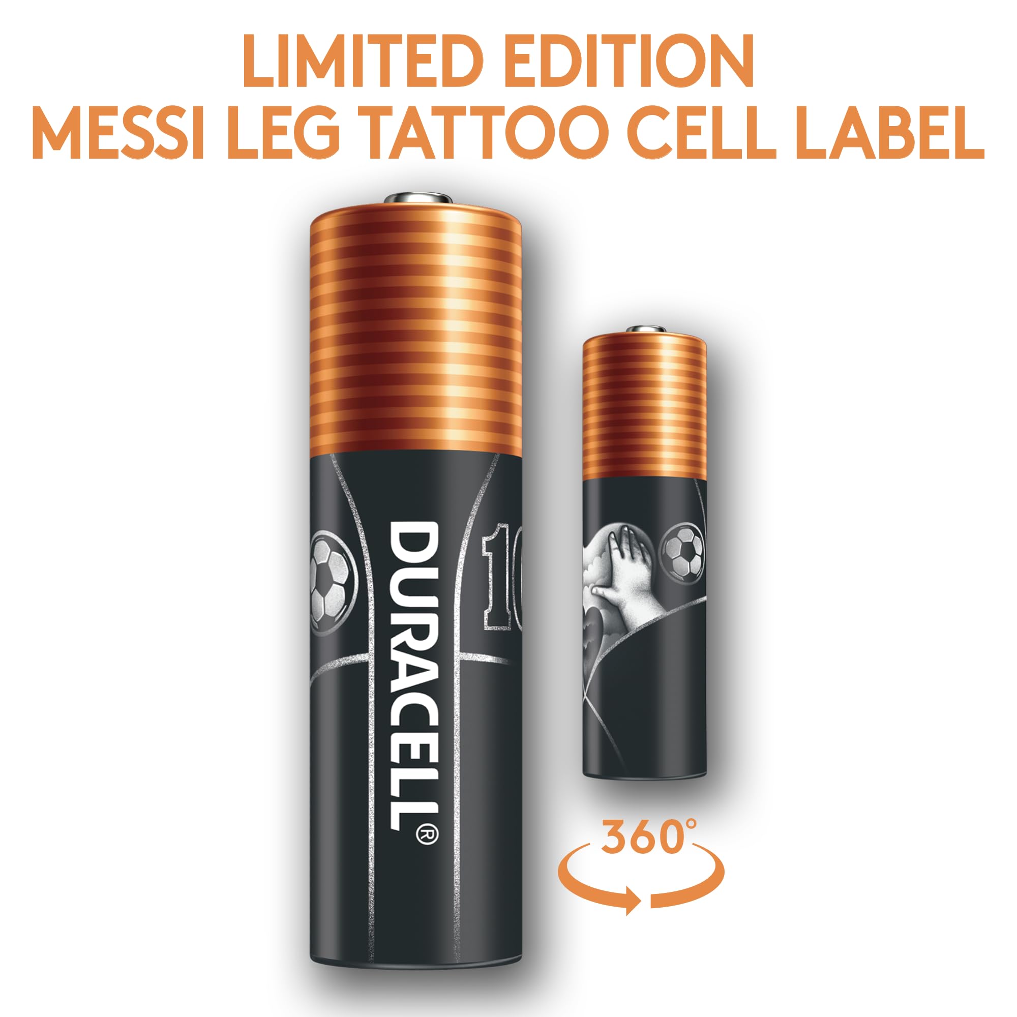 Duracell detalle del extremo coppertop resaltando durabilidad