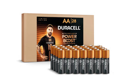 Duracell con diseño Messi vista frontal muestra paquete y cantidad