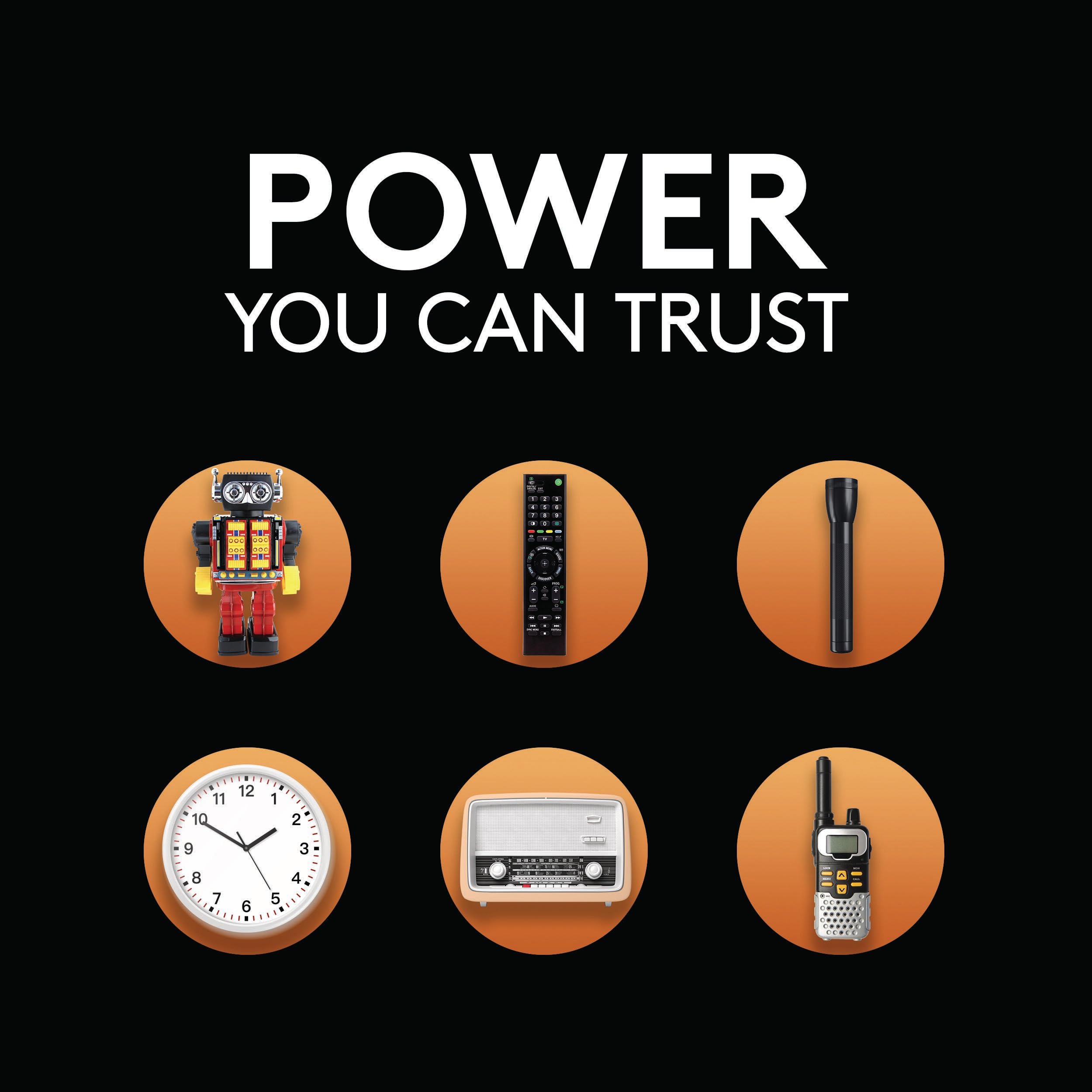Duracell ten-pack laid out on table showing family-ready power supply