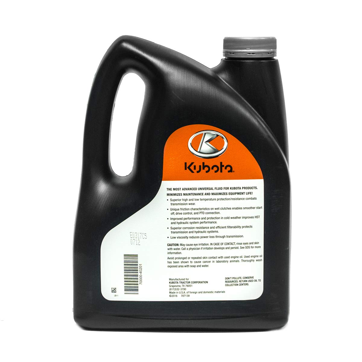 Duragard Kubota Super UDT2 etiqueta legible con beneficios y compatibilidad