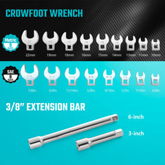 DURATECH 3" and 6" extension bars with detent ball showing secure tool lock