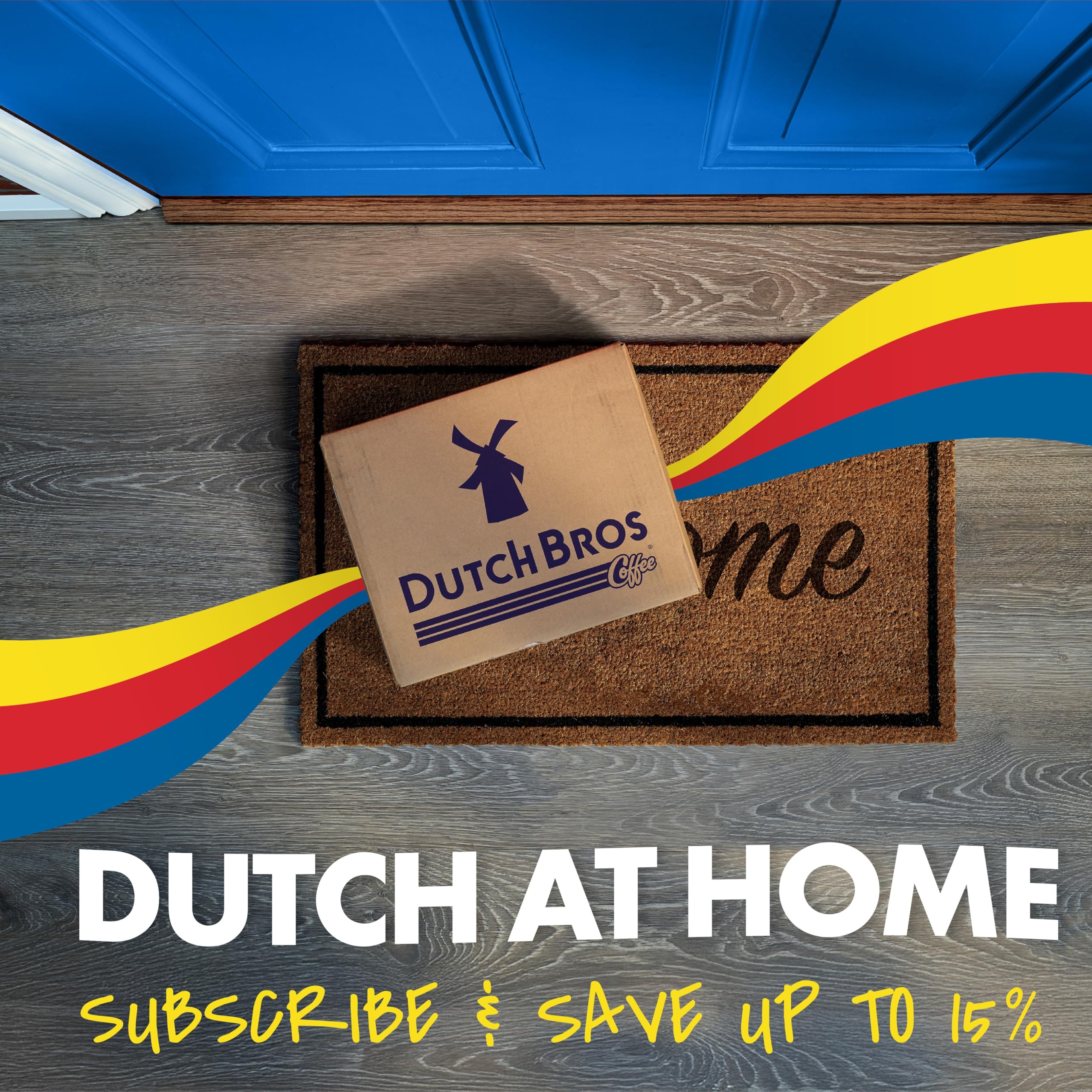 Dutch Bros cápsula en mano demostrando facilidad de uso y portabilidad
