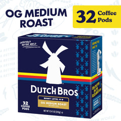 Detalle de una cápsula Dutch Bros OG resaltando sellado y frescura