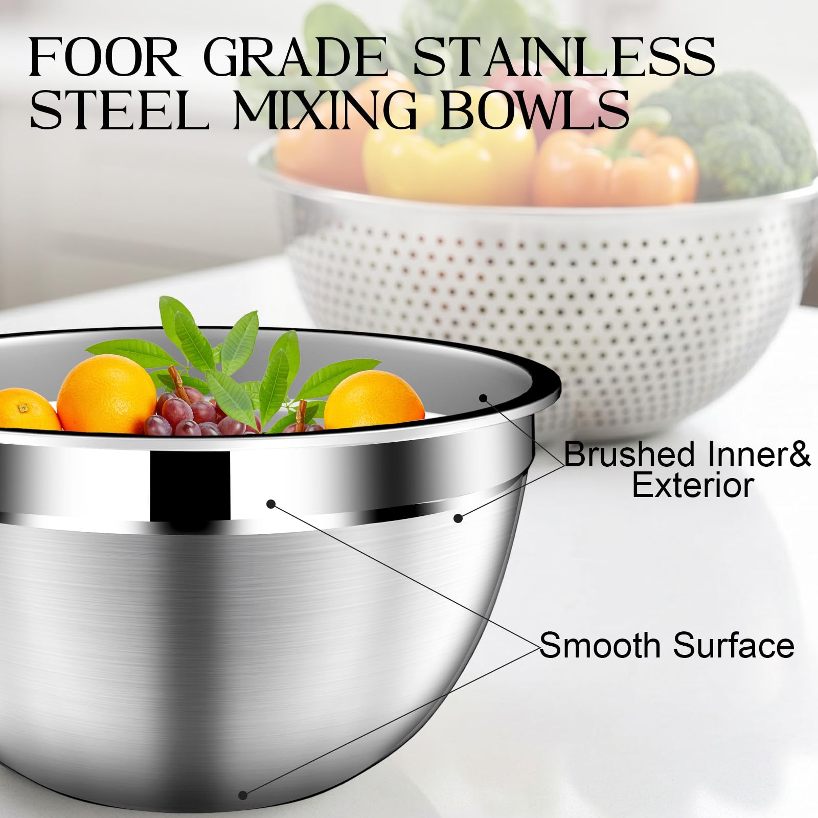 DUTZUN set on a kitchen table serving salad to illustrate stylish serving and practical storage