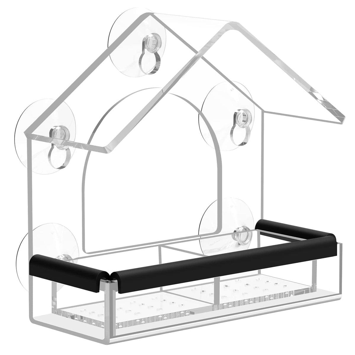 DY-SKTY comedero frontal en ventana mostrando visibilidad cercana