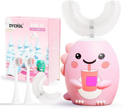 DYCROL frontal del cepillo con diseño dinosaurio y colores atractivos para niños
