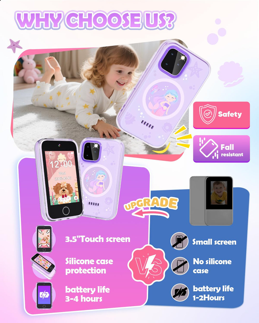Dylanto funda protectora y protector templado que previenen daños
