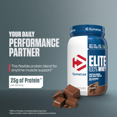 Dymatize polvo de proteína textura cercana, mezcla rápida y cremosa