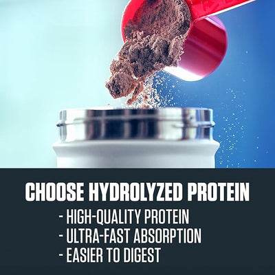 Dymatize detalle de etiqueta nutricional destacando 25 g proteína por porción
