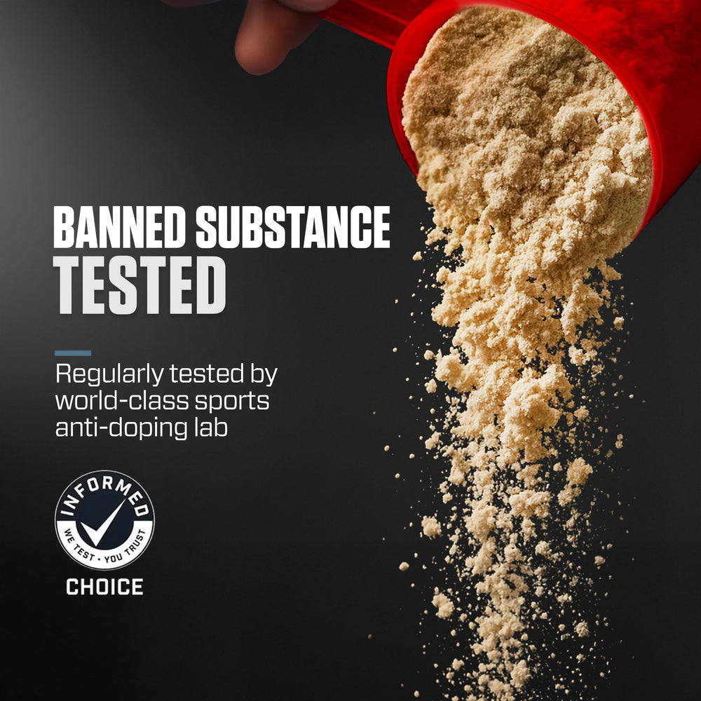Dymatize ISO100 etiqueta nutricional primer plano que destaca proteínas y BCAA
