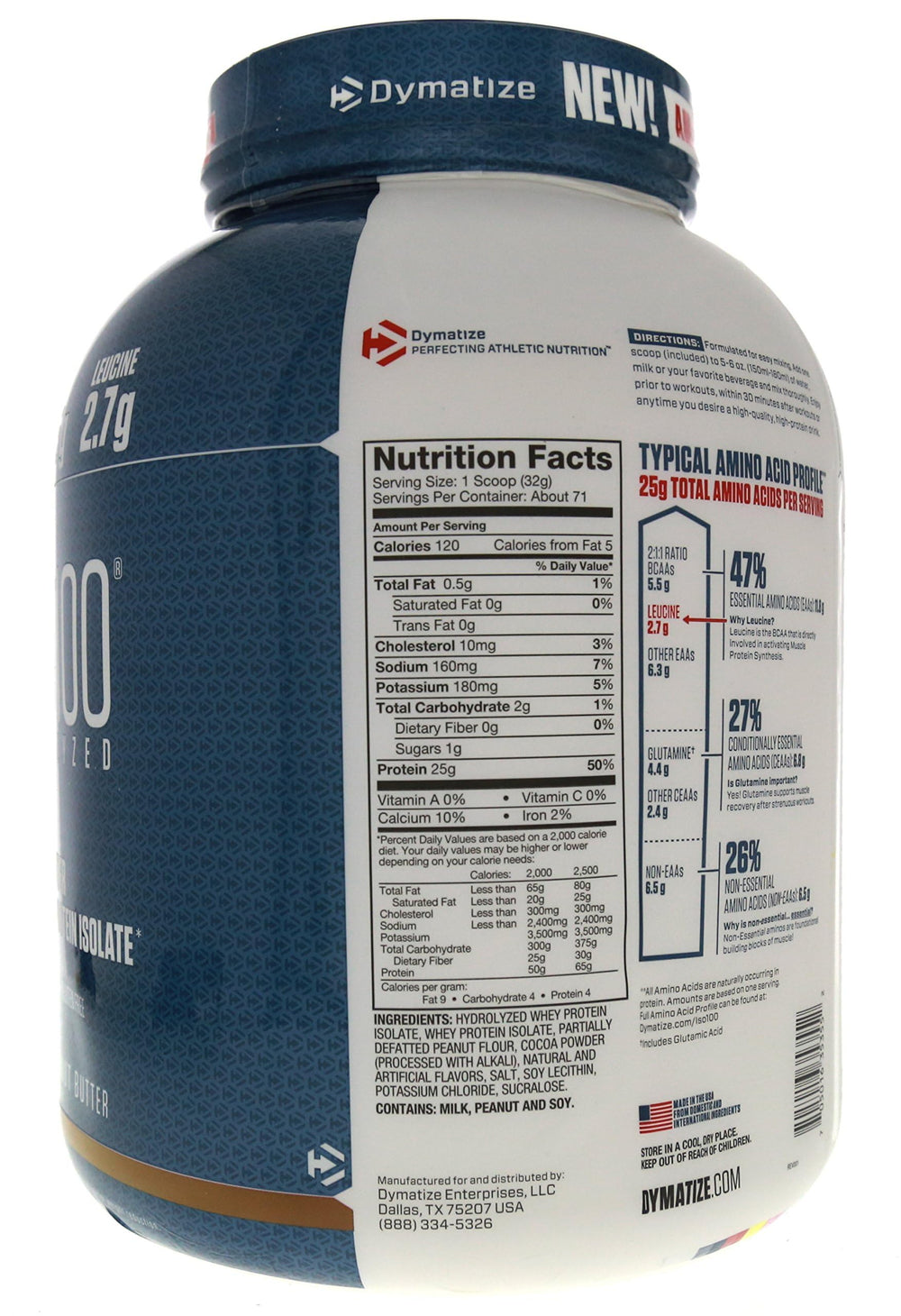 Dymatize ISO100 used in gym setting showing practical recovery and performance support