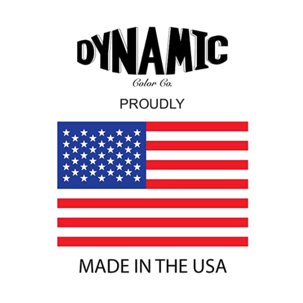 Dynamic Color frasco 8 oz junto a objeto para comparar tamaño