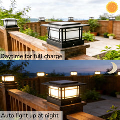 Dynaming installed on wooden post demonstrating easy screw-mount fit and improved safety