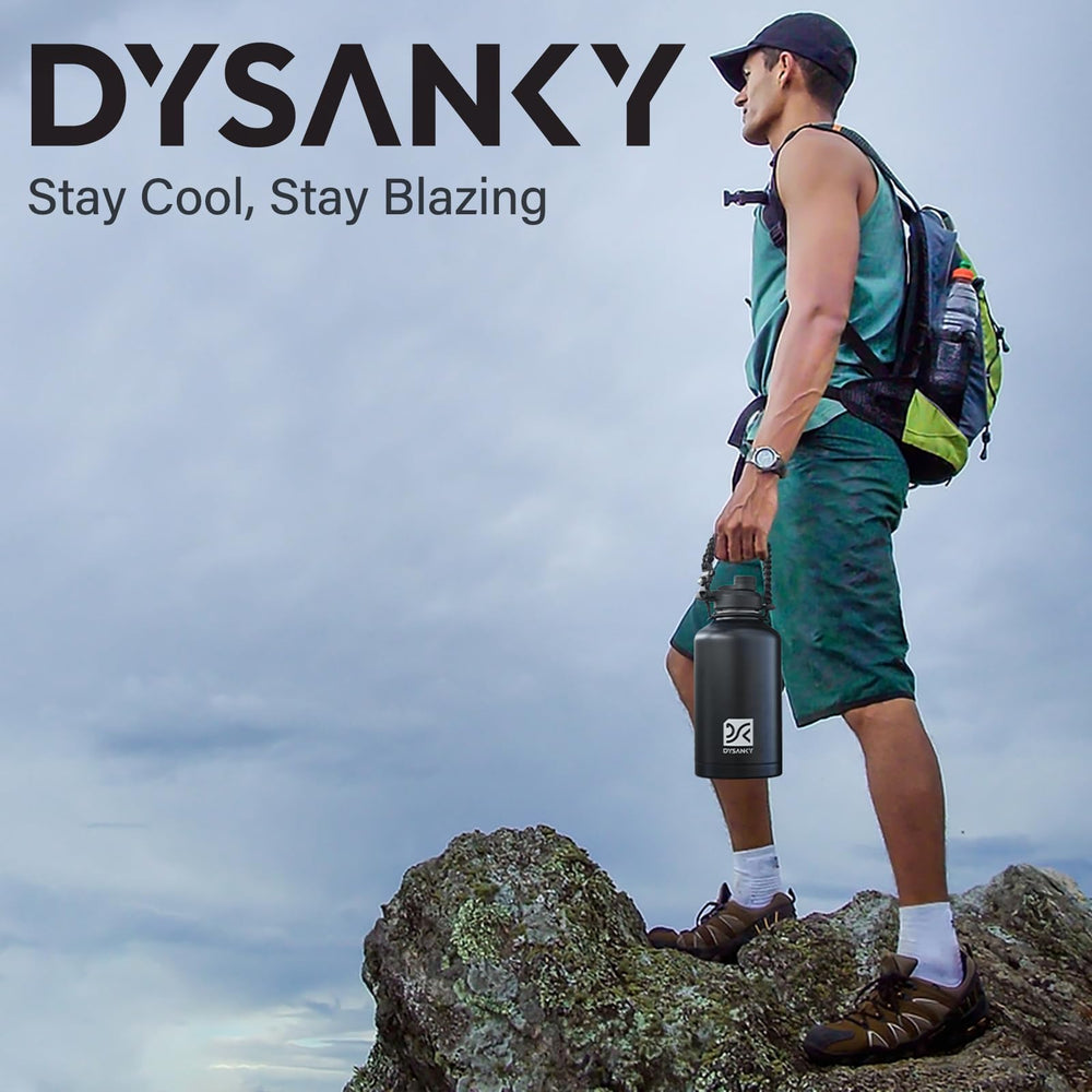 DYSANKY boca ancha con cubitos de hielo para bebidas frías duraderas