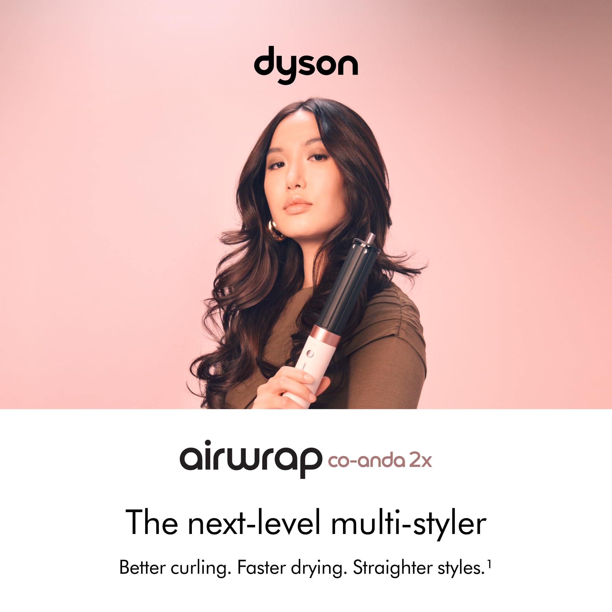Dyson Airwrap acercamiento al motor Hyperdymium 2 que mejora el secado y potencia