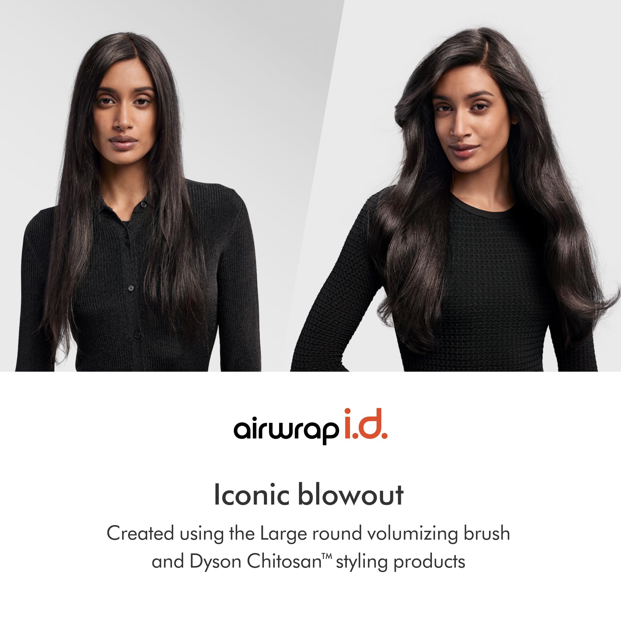 Dyson Airwrap i.d. primer plano del motor V9 que ofrece potente flujo de aire