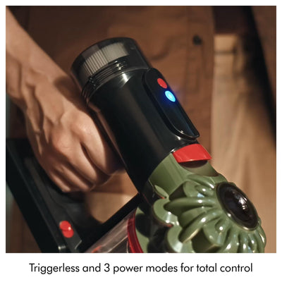 Dyson V8 accessories laid out including crevice tool for versatile cleaning across surfaces